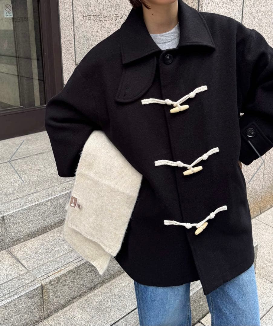 【新品未使用】CANAL JEAN El mar ダッフルハーフコート