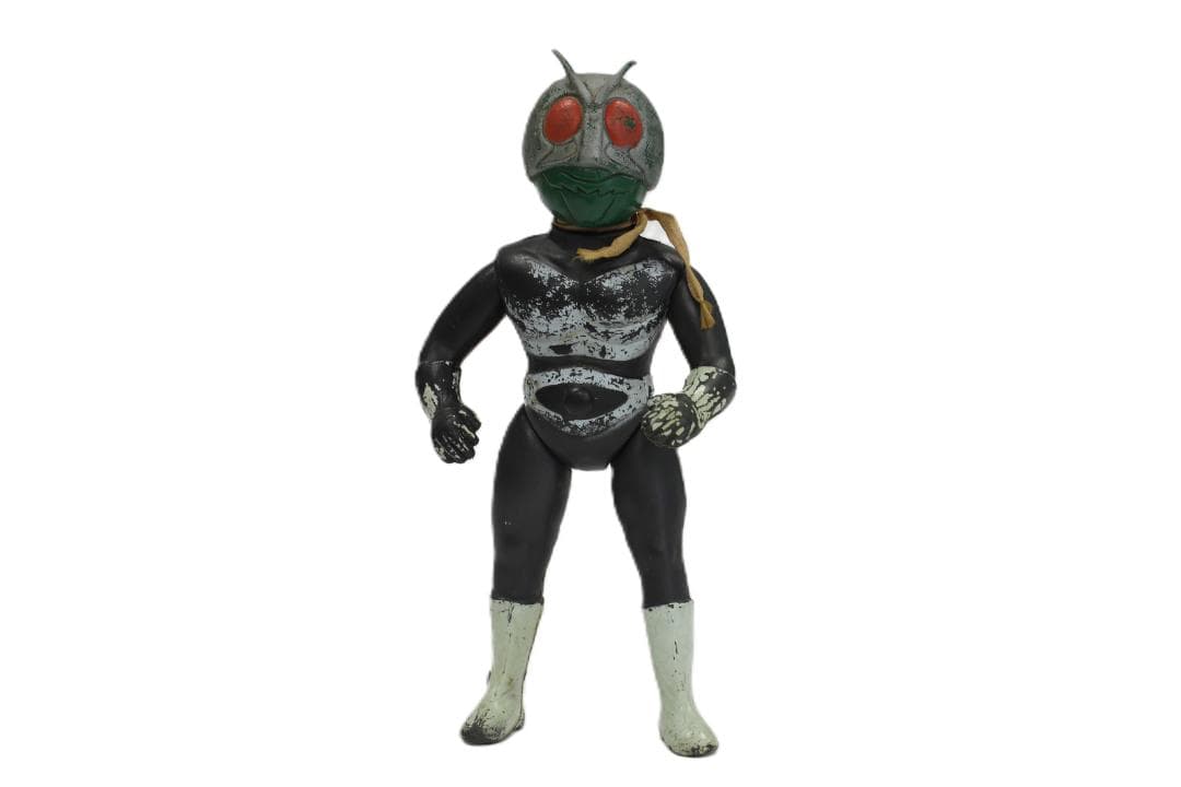 当時物 ソフビ 無版権 仮面ライダー1号 フィギュア