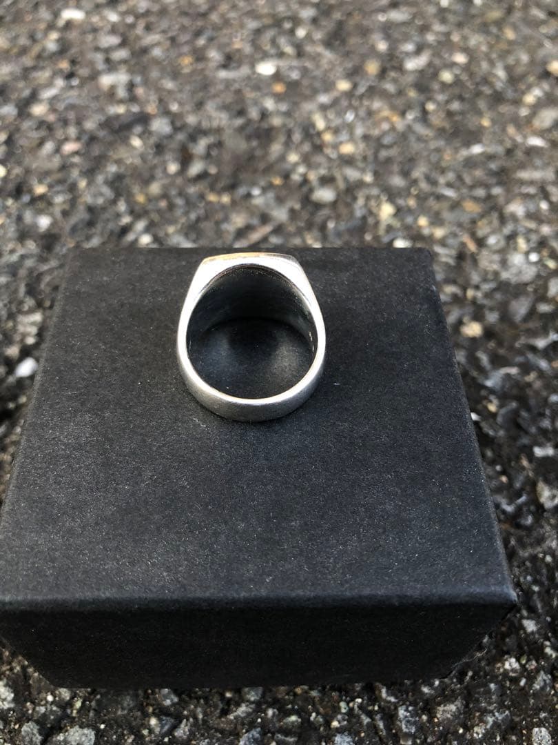 TOMWOOD グリーンマーブル　リング　58（18号相当）