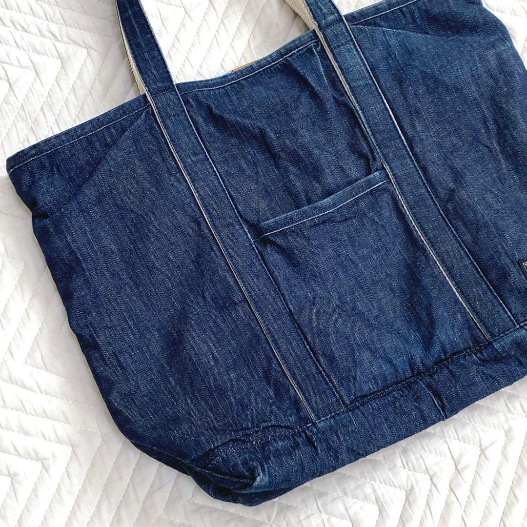 こ*う様 【希少】PORTER×CANTON コラボ インディゴデニム トートバ