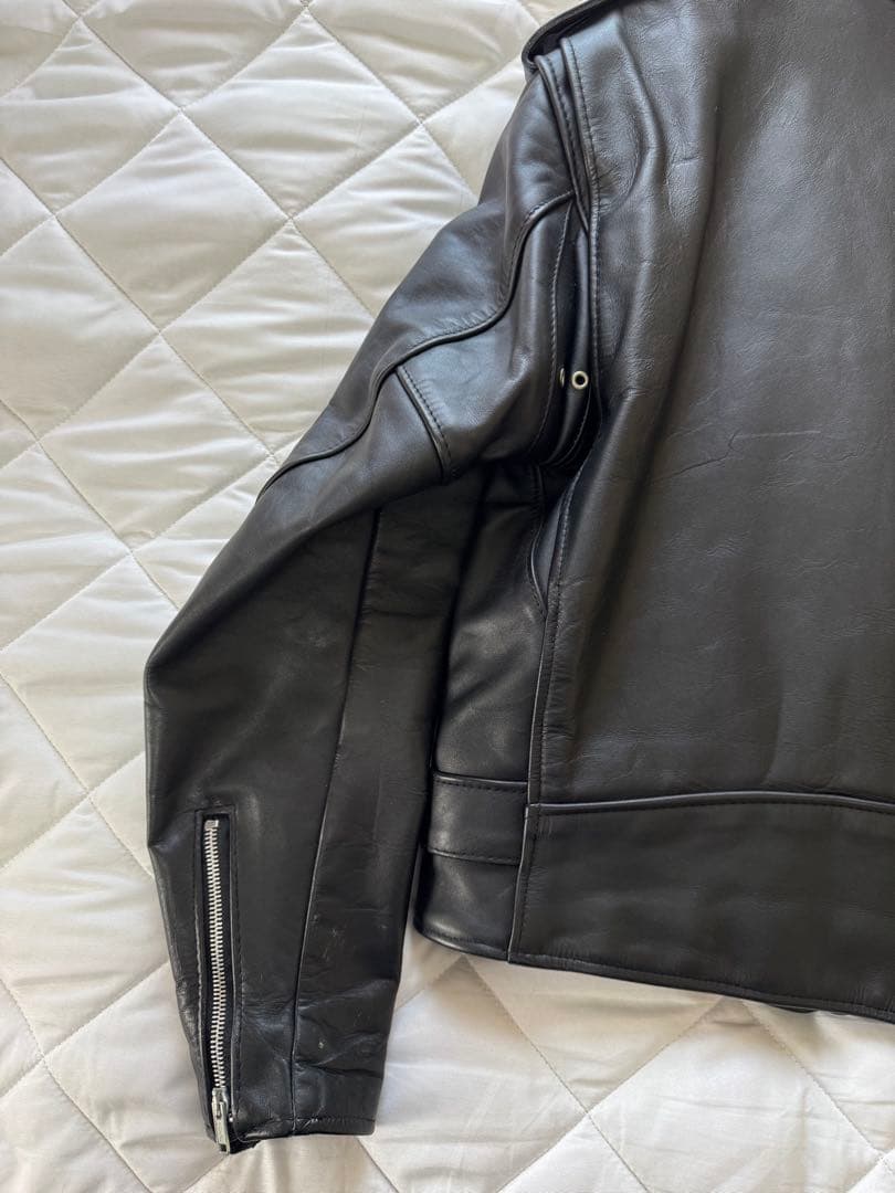 Schott Perfecto ブラックレザー ダブルライダース