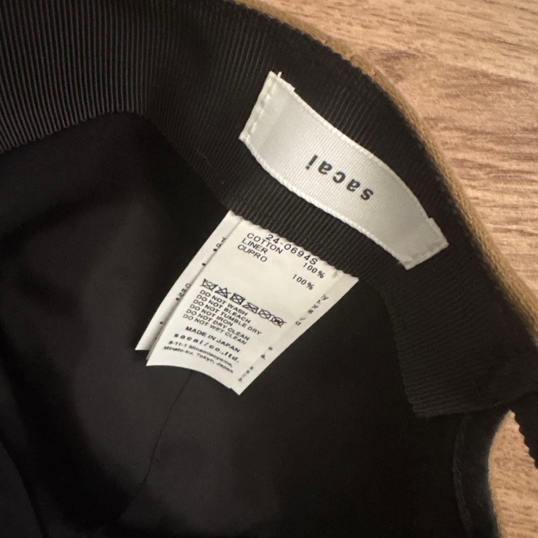 sacai キャップ