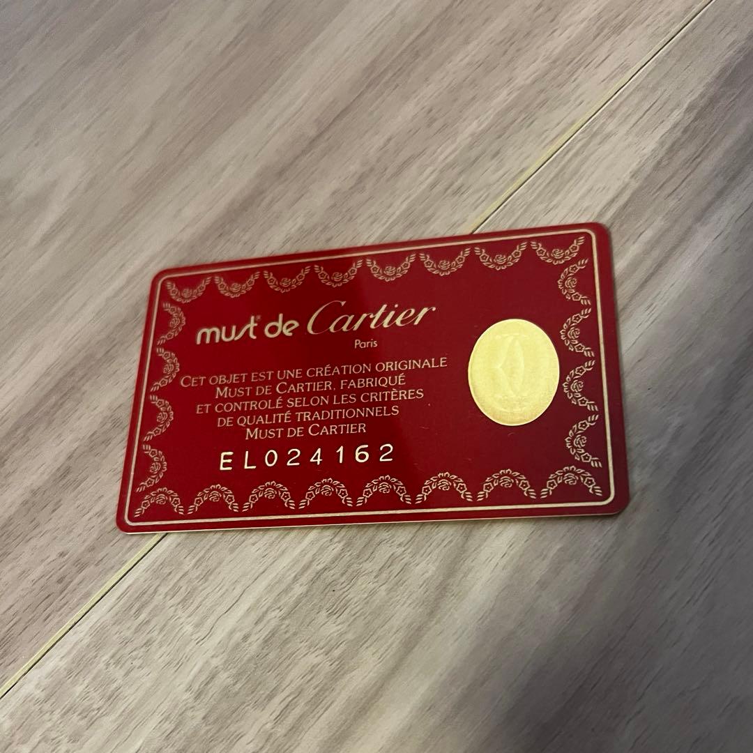 Cartier(カルティエ) マスト トートバッグ ボルドー レザー