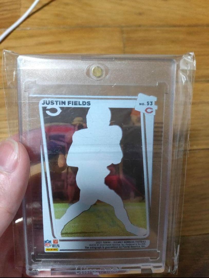 Justin Fields rated rookie サイン NFL カード