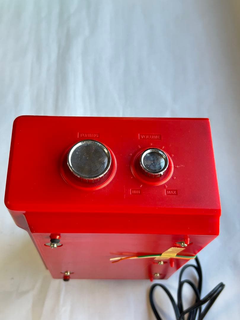 レトロ National Panasonicラジオ付きパタパタ時計RC-623