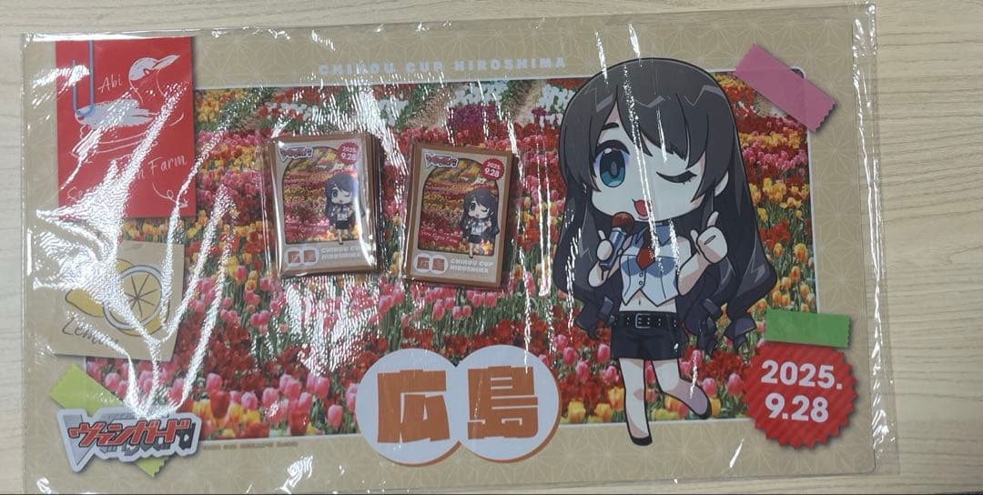 ヴァンガード 瀬戸トマリ　ちほうカップ広島　プレイマット スリーブセット