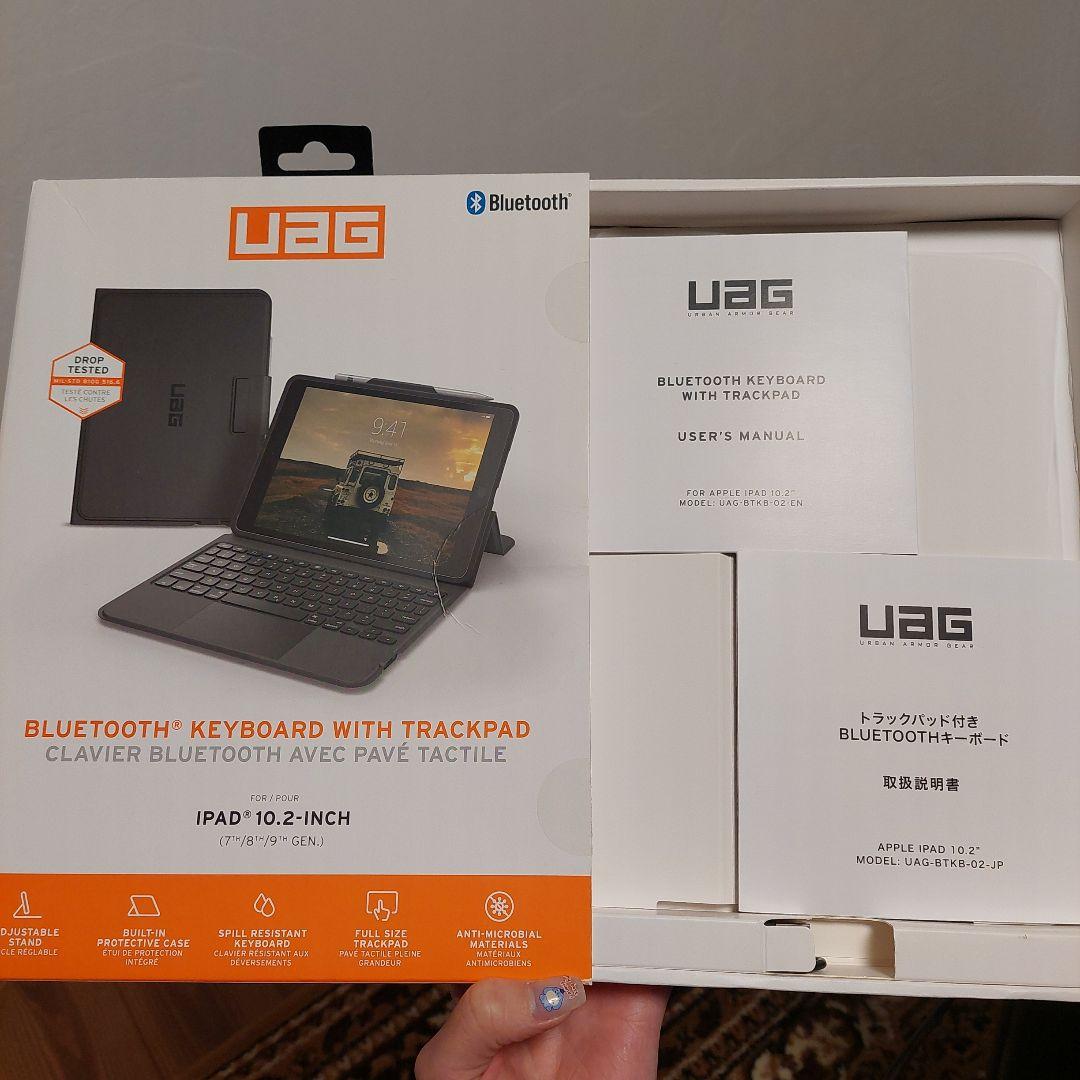 UAG Bluetoothキーボードトラックパッド付きiPad 10.2インチ