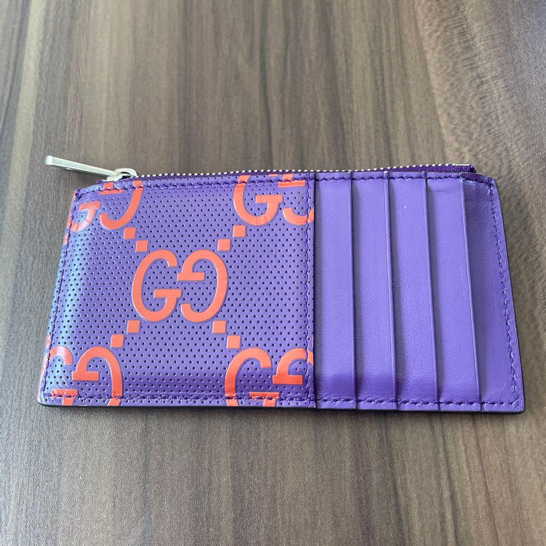 GUCCI GGロゴ ケース パープル
