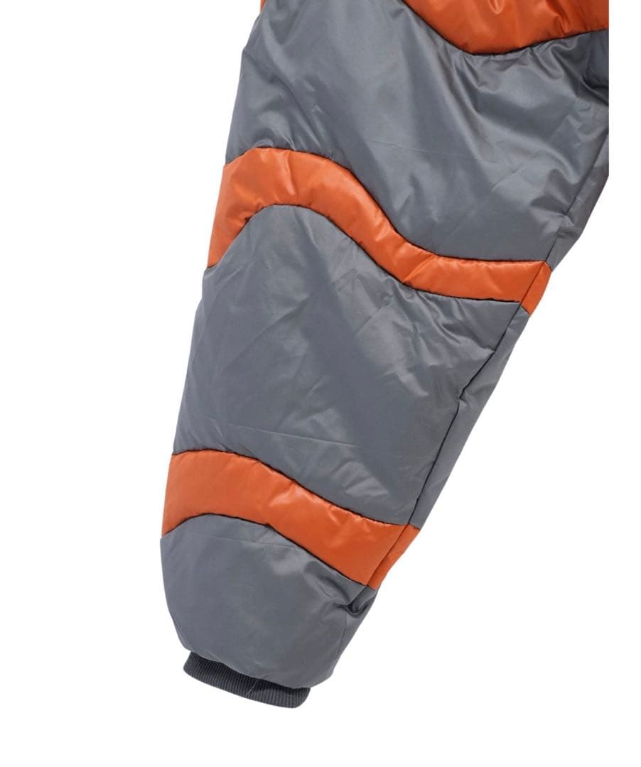 M*o様 uenui ウニュイ　ウェーブ バイカラー ダウンジャケット　オレンジ