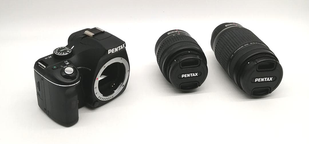 PENTAX デジタル一眼レフカメラ K-x ダブルズームキットブラック