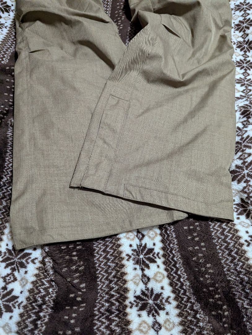 カモフラージュ上下スノーボードウェアセット L