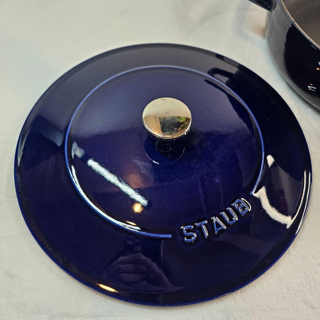 STAUB ストウブ ブレイザー・ソテーパン24cm ブルーすき焼き鍋