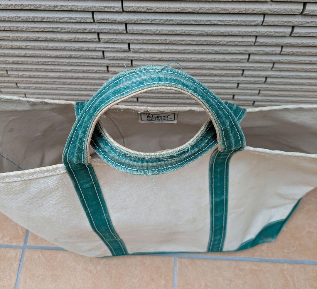 【期間限定最終値下げ】2色タグ グリーンガイドライン エルエルビーントートバッグ