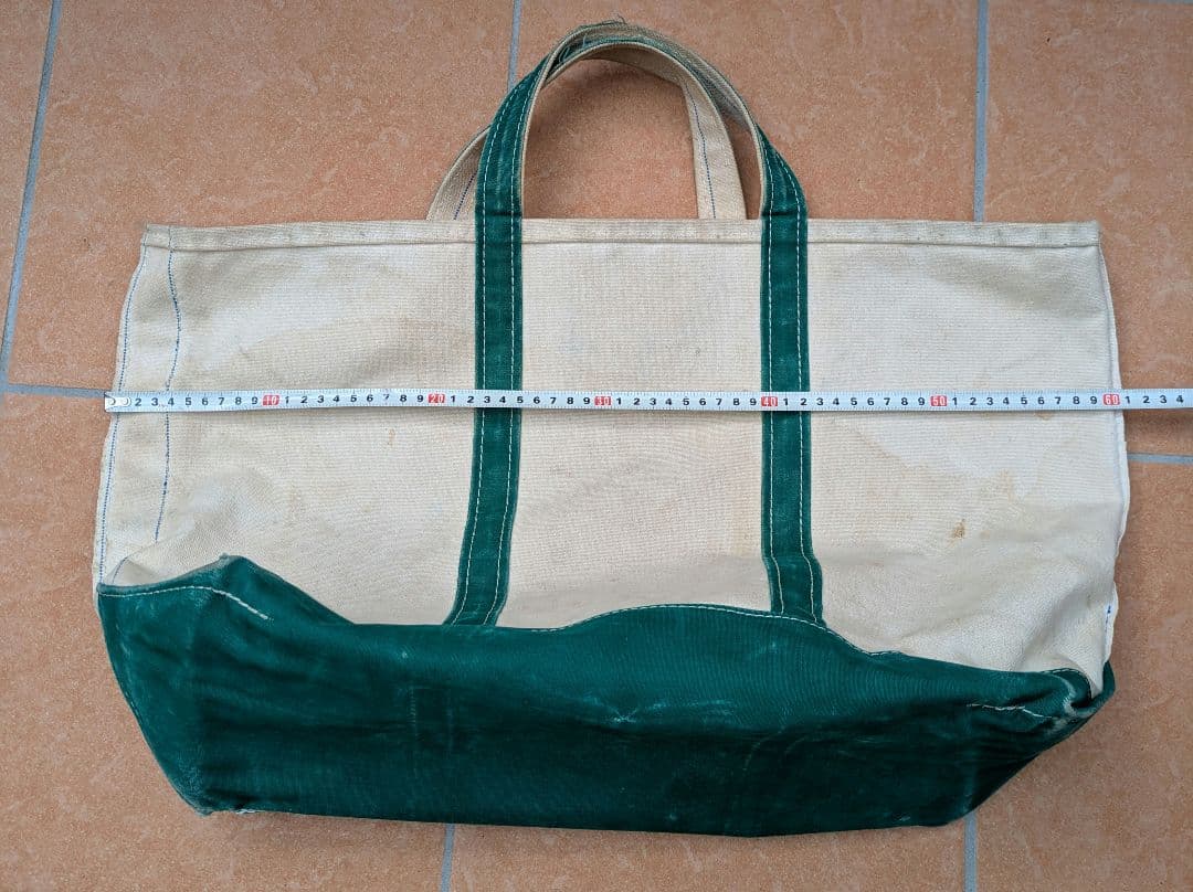 【期間限定最終値下げ】2色タグ グリーンガイドライン エルエルビーントートバッグ