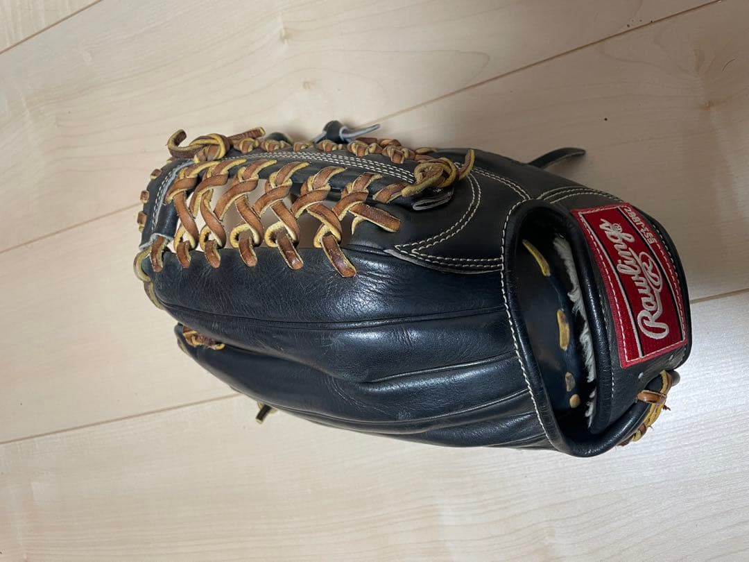 チャチャ丸　 Rawlings 硬式グローブ 黒