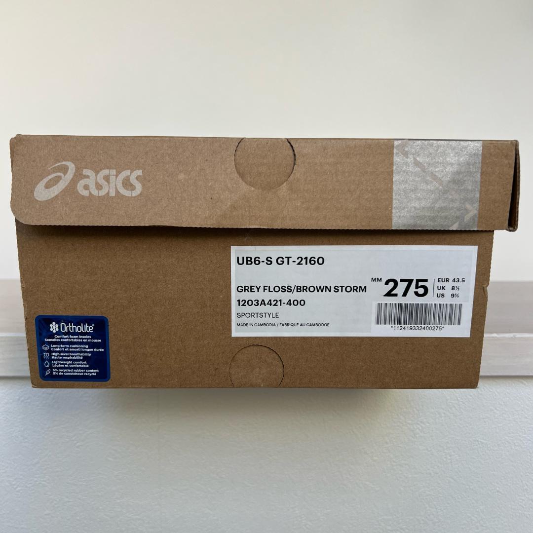 アシックス UB6-S GT-2160 キコスタデイノフ キコアシ27.5 新品