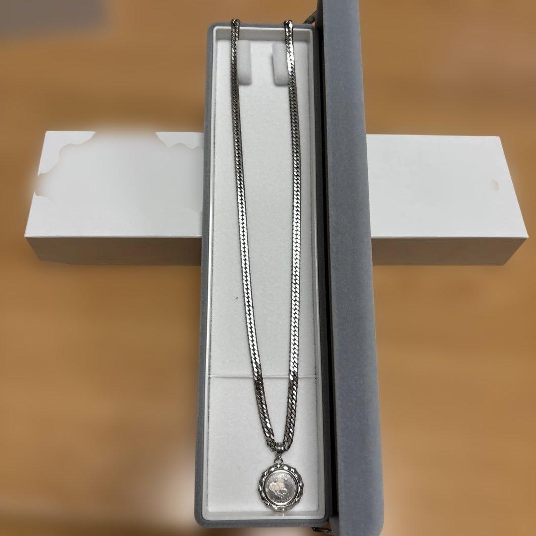 プラチナ６面ダブル30g 50cm ネックレスツバルホース1/25セット