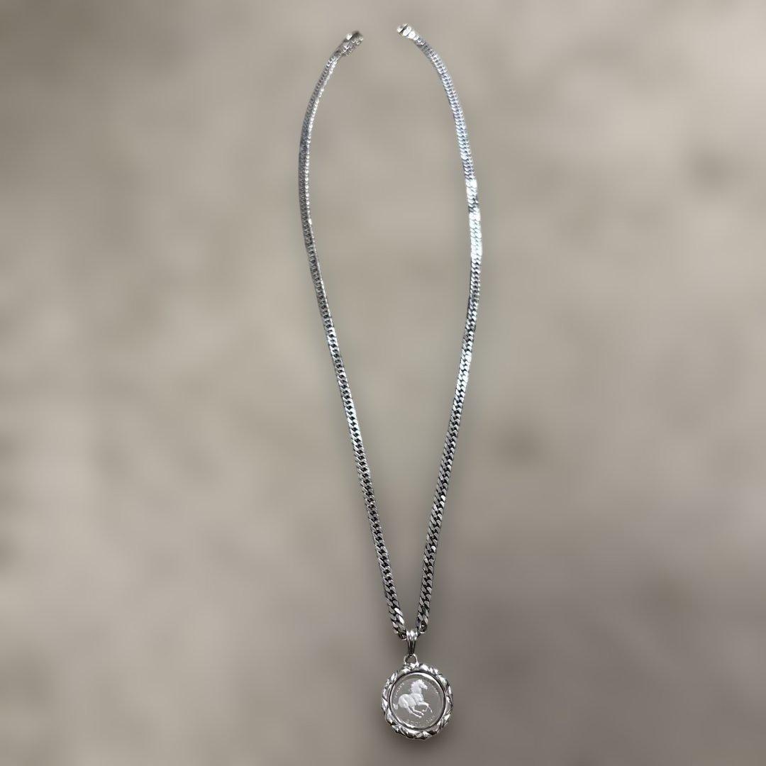 プラチナ６面ダブル30g 50cm ネックレスツバルホース1/25セット