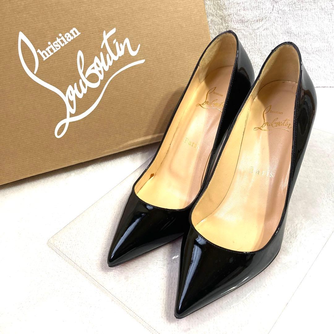 ✨極美品✨　クリスチャンルブタン　パンプス　黒　23