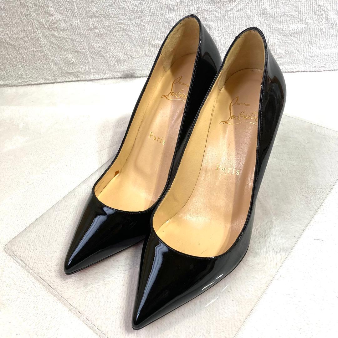 ✨極美品✨　クリスチャンルブタン　パンプス　黒　23