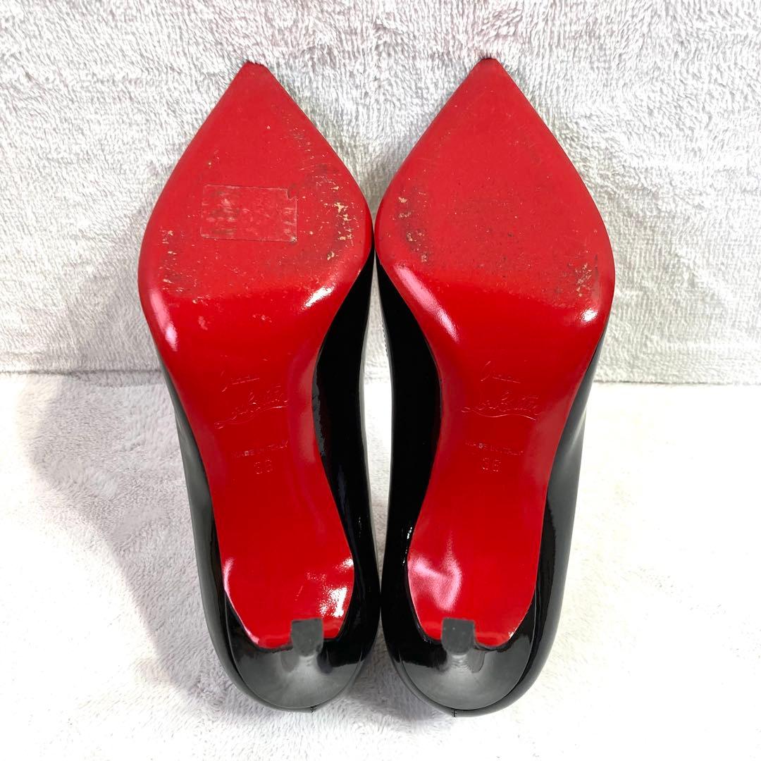 ✨極美品✨　クリスチャンルブタン　パンプス　黒　23
