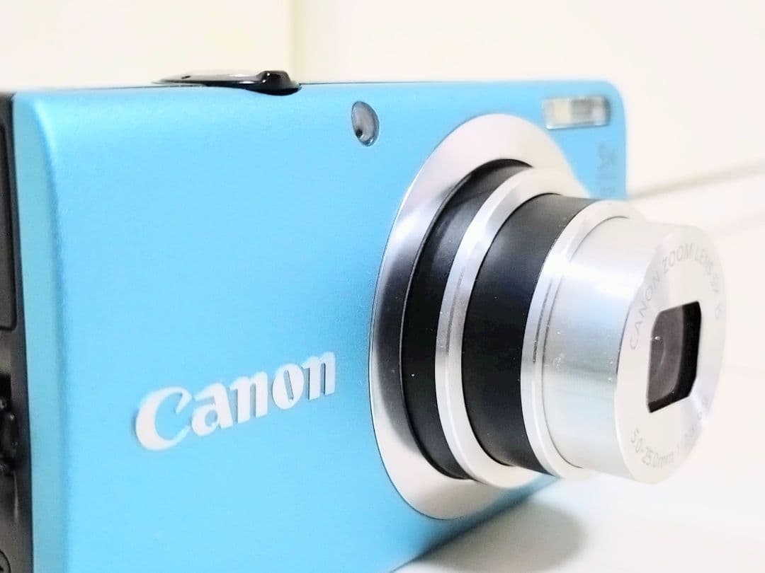 名城　Canon PowerShot A2400 IS キャノン ブルー