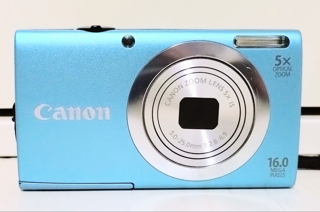 名城　Canon PowerShot A2400 IS キャノン ブルー
