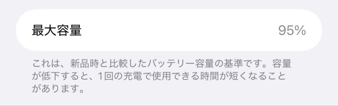iPhone12pro max 256GB バッテリー95%