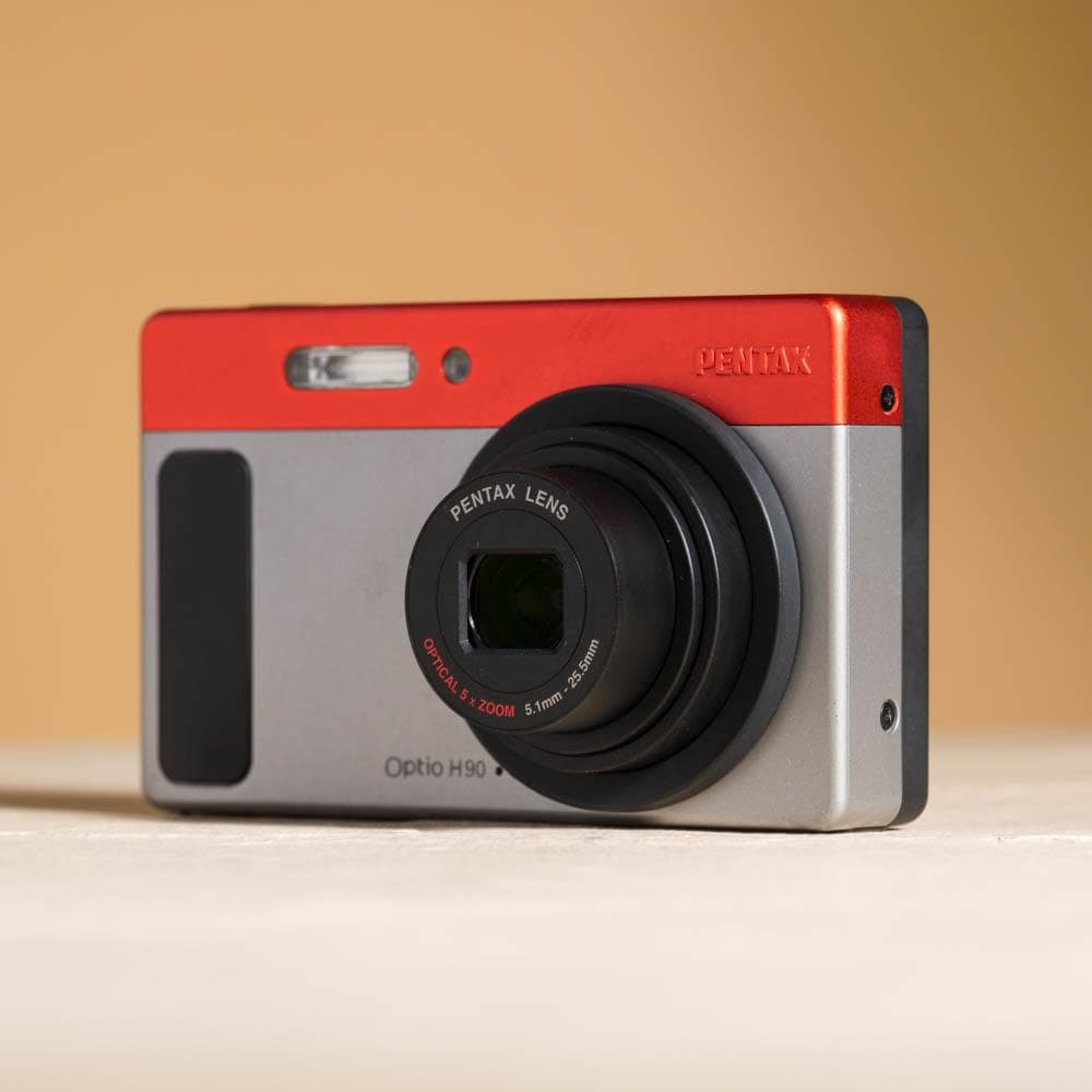 【可愛いすぎるコンデジ】PENTAX optio H90 オレンジ×シルバー