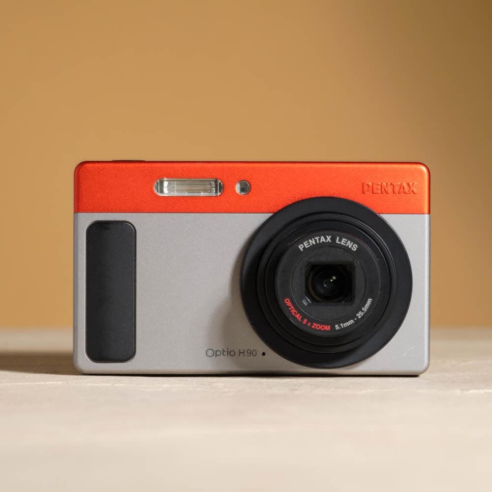 【可愛いすぎるコンデジ】PENTAX optio H90 オレンジ×シルバー