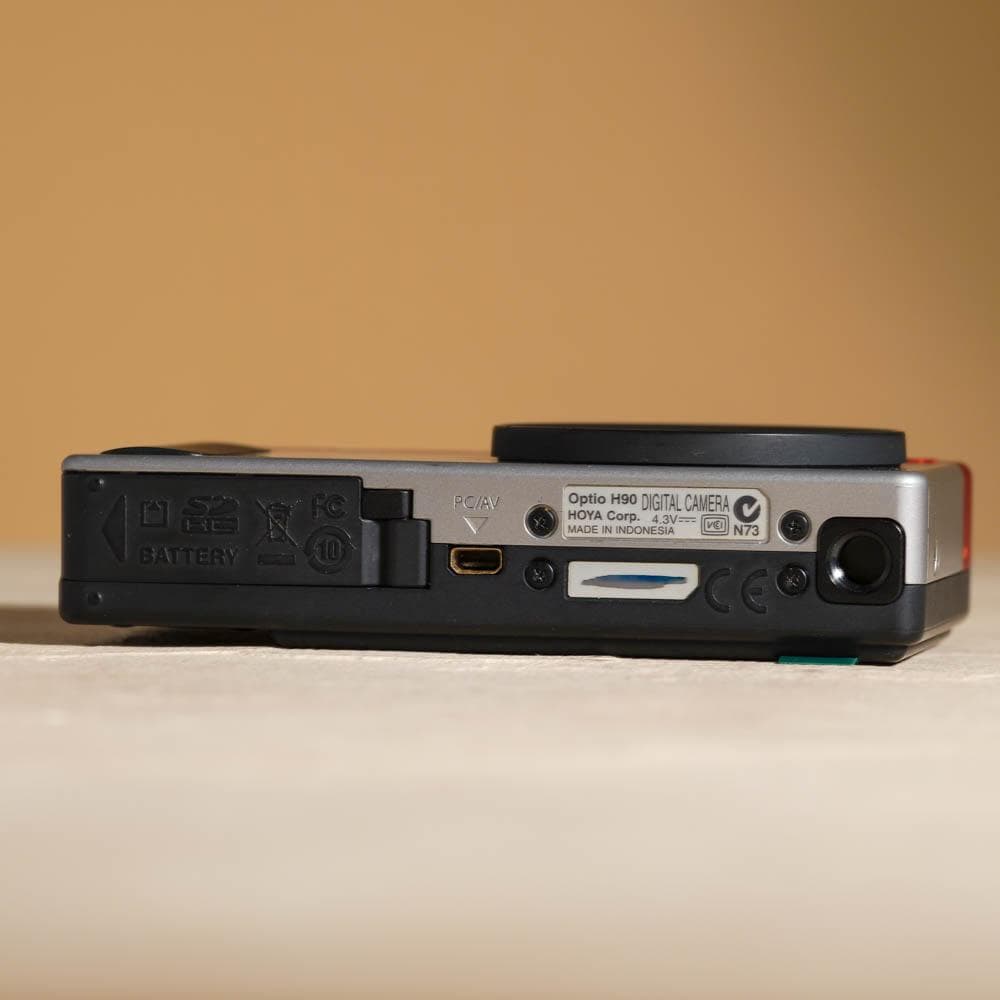 【可愛いすぎるコンデジ】PENTAX optio H90 オレンジ×シルバー