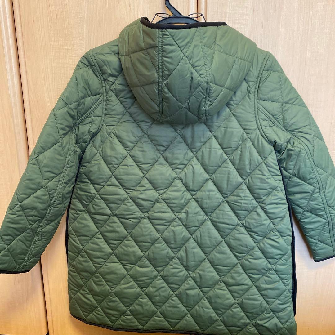 yu-popokiラルフローレン　キルティングリバーシブルロングジャケット