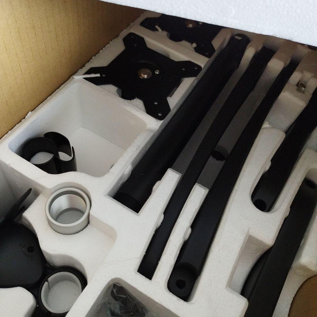 【新品】ヘキサディスプレイアーム 横3x縦2 画面配列スタンドタイプ(〜24型)