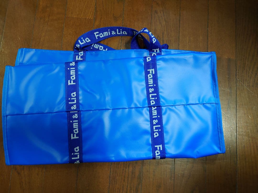 美品　激レア　希少　familiar 大容量 バッグ ブルー