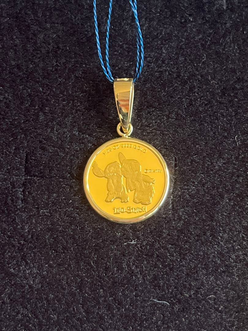 【K.UNO/ケイウノ】 ディズニー TREASURE リロ＆スティッチ メダル