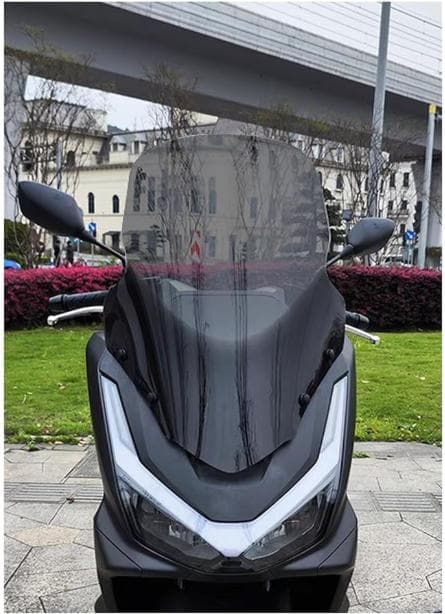 2025年式pcx125 jk05 ロングスクリーン (スモーク, 66CM)