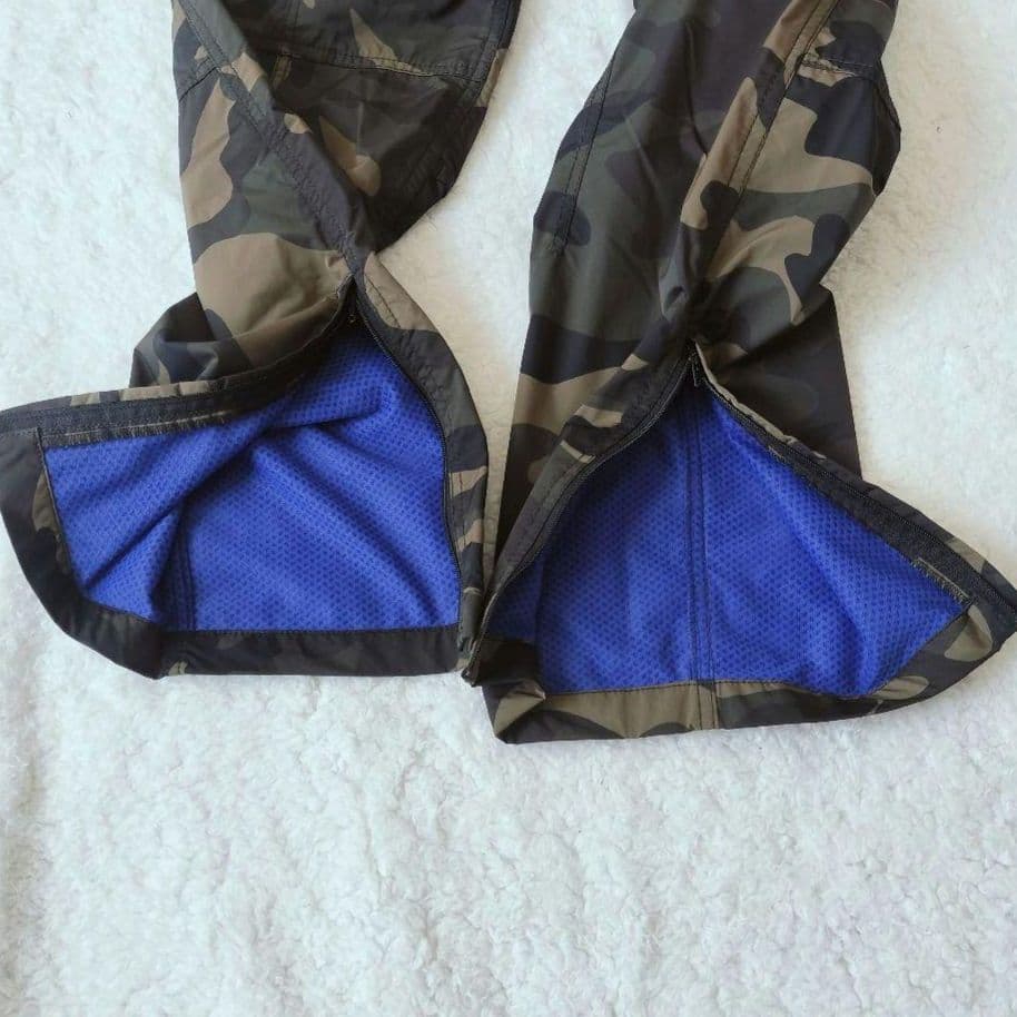 美品 パーリーゲイツ　裏地付き 迷彩柄 ゴルフパンツ XL