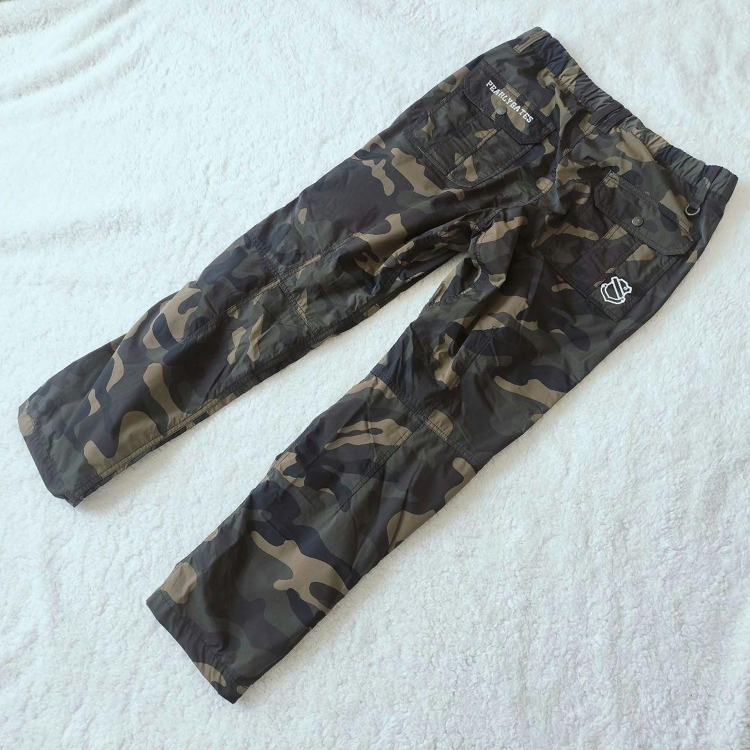 美品 パーリーゲイツ　裏地付き 迷彩柄 ゴルフパンツ XL