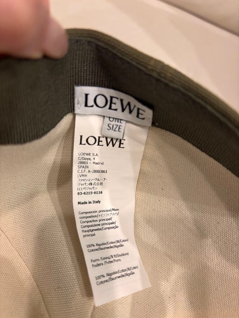 【期間限定:値下げ】LOEWE ロエベ キャップ