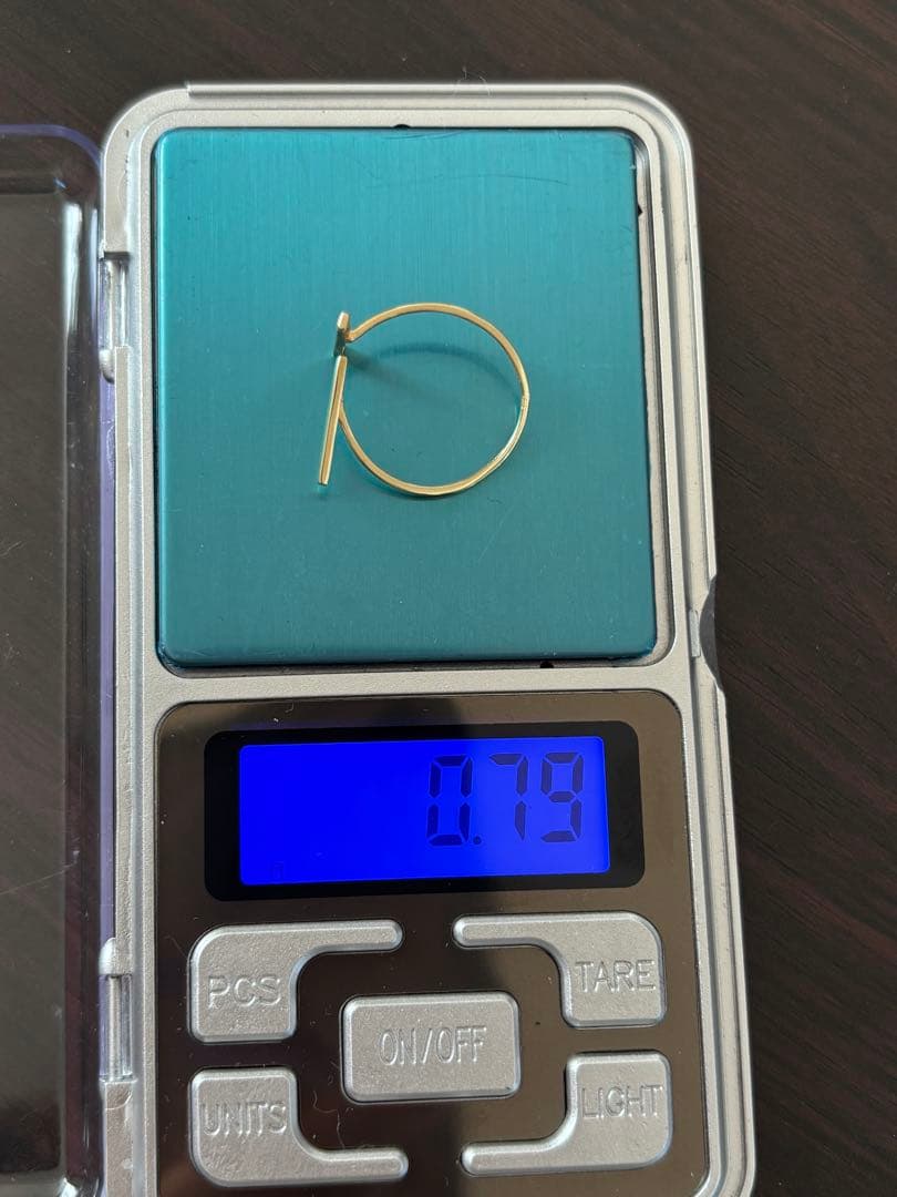 k18YG T型フリーリング