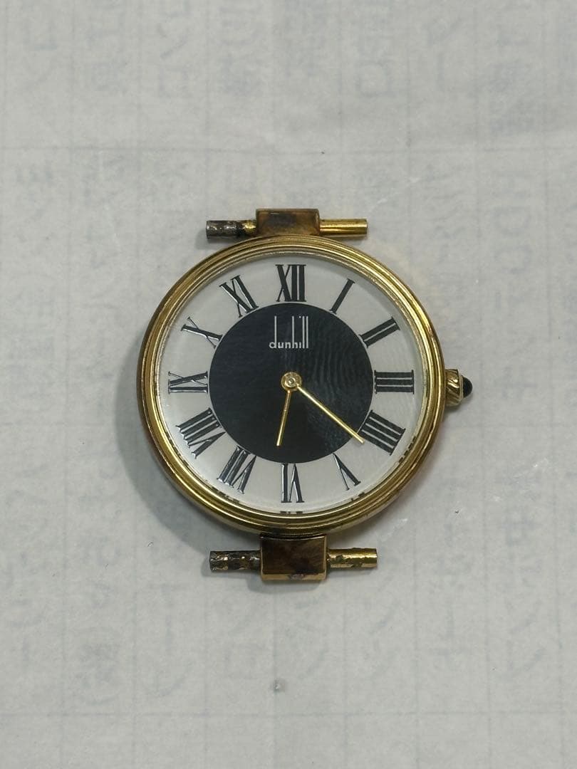 dunhill Sterling’silver クォーツ アナログ 腕時計