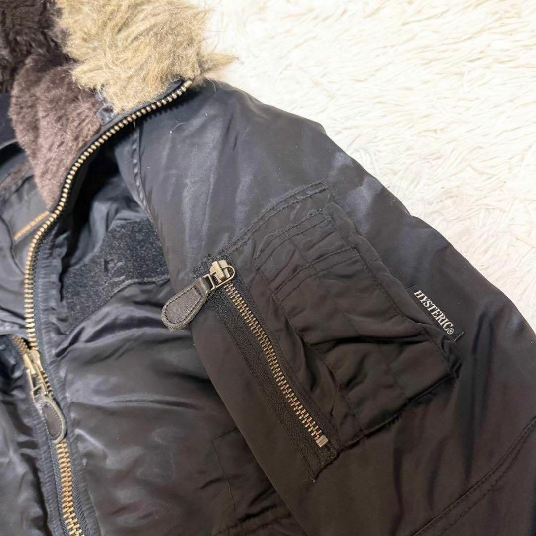 美品/希少✨ヒステリックグラマー ヒスガールワッペン ミリタリージャケット 黒