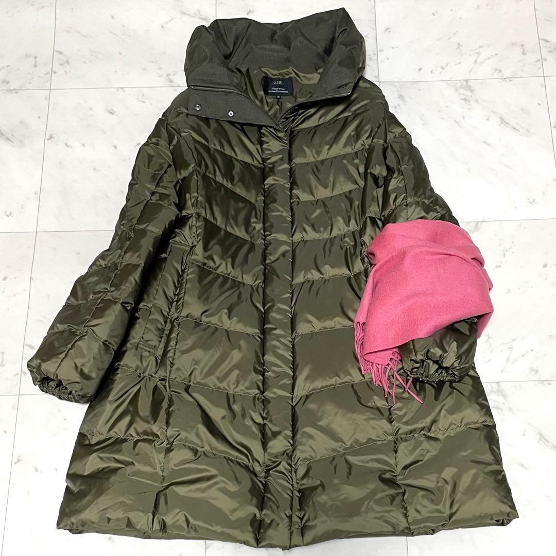 き*ま様 最終オークション‼️大きいサイズ46 ✨未使用級✨23区 ダウンコート