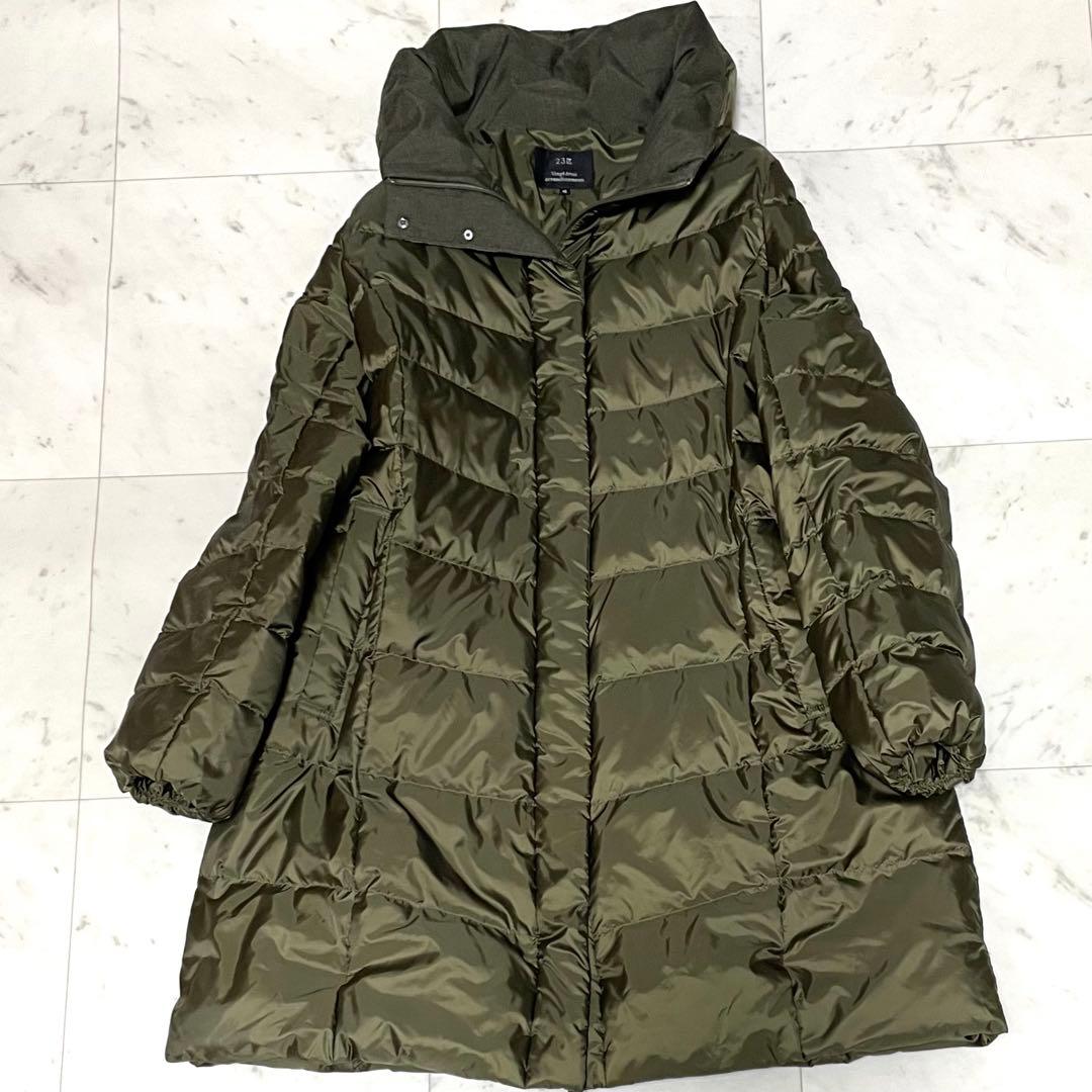 き*ま様 最終オークション‼️大きいサイズ46 ✨未使用級✨23区 ダウンコート