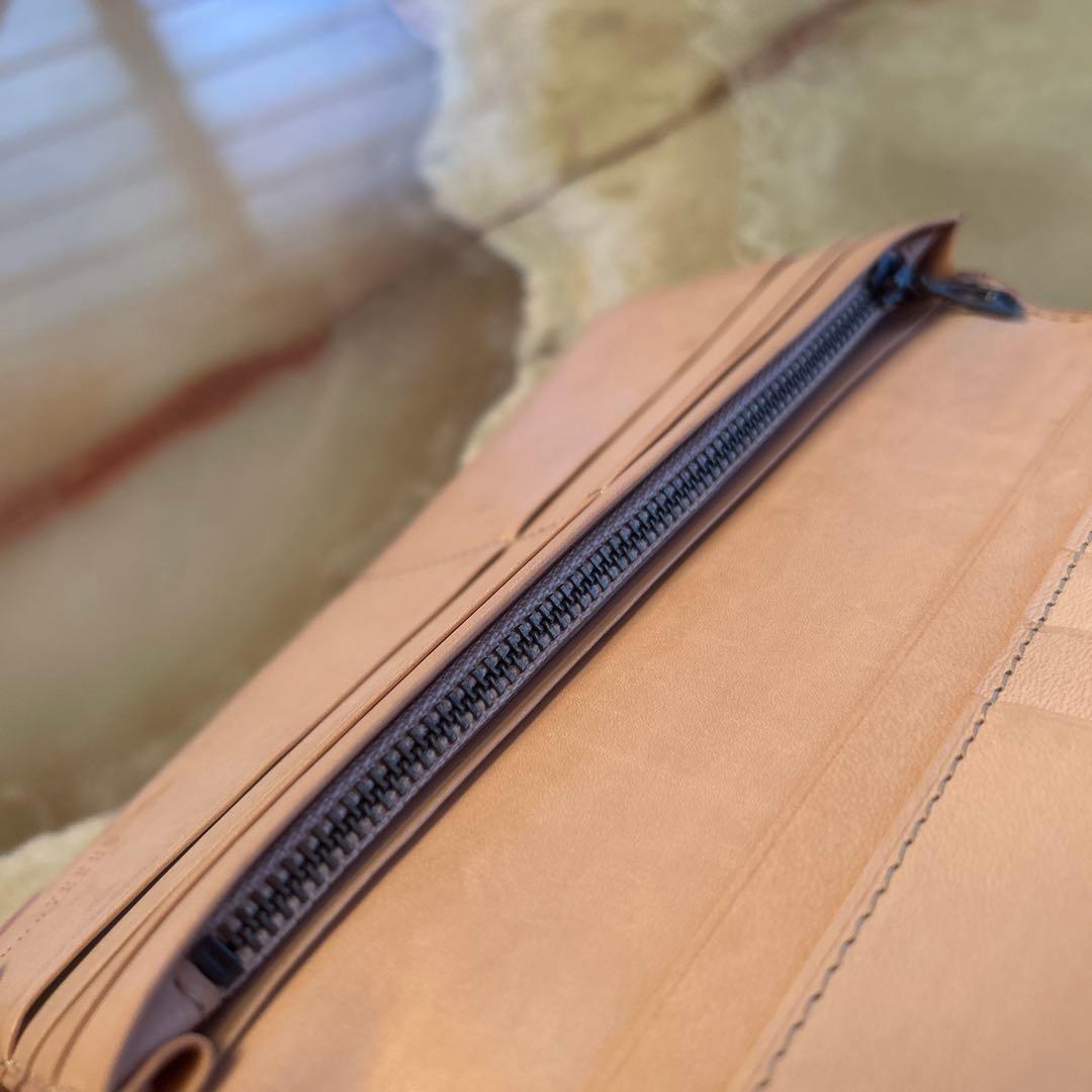 香久山鞄のオイルバケッタ長財布