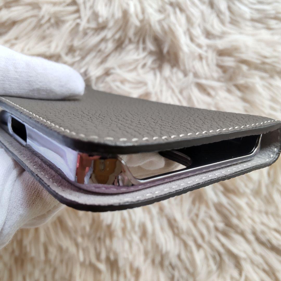 美品✨BONAVENTURA iPhone 13pro グレー 手帳型
