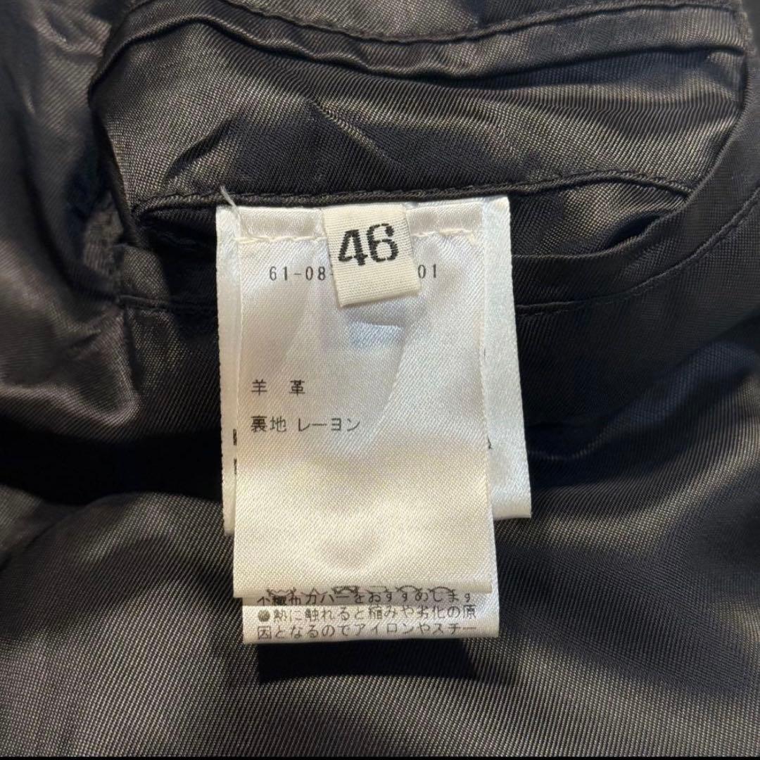 DENIM×tomrrowland別注 シングルライダースジャケット M 羊革