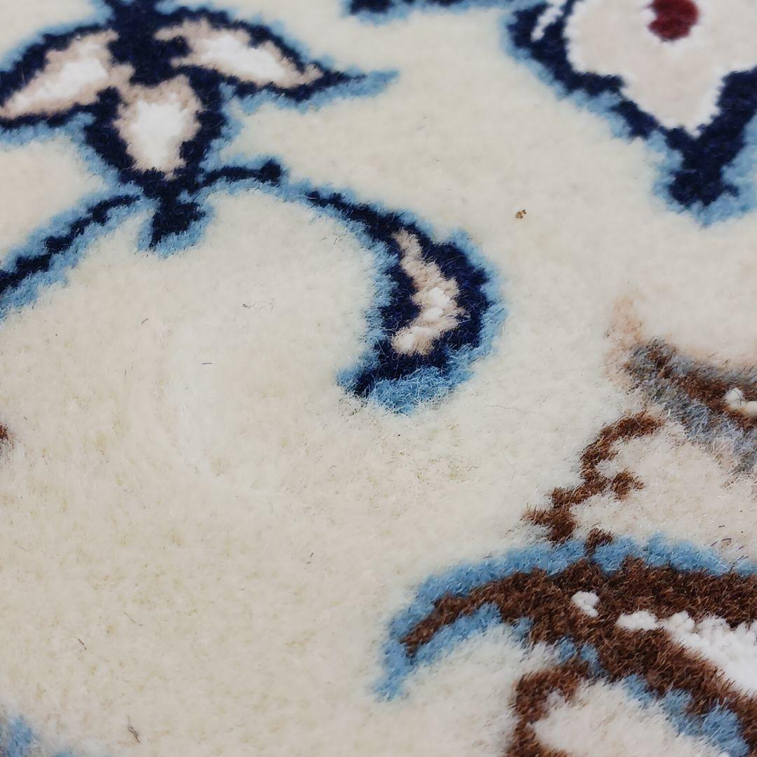 Y2601 最高級ペルシャ絨毯 イラン ナイン産 ウール 手織り 大判