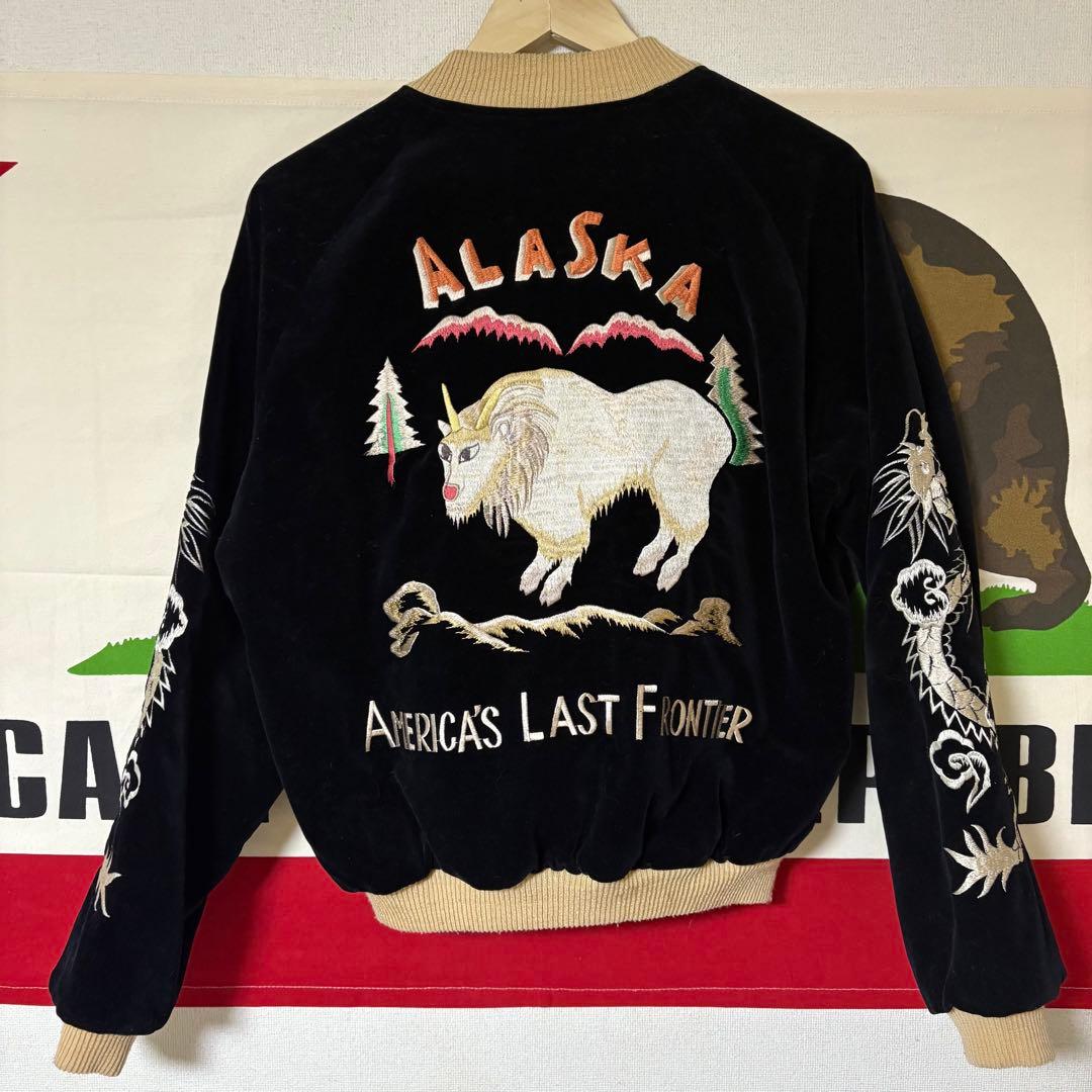 90s 希少M品番 テーラー東洋 アラスカジャン 別珍 サイズ L リバーシブル