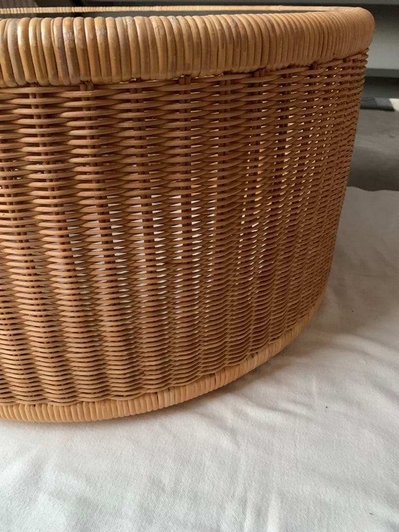 超希少 山川ラタン T-2090 剣持勇デザイン テーブル ジャパニーズモダン